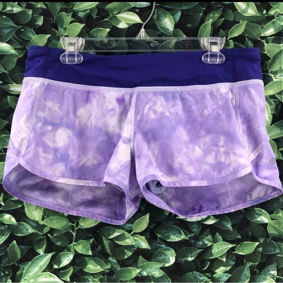 Lululemon Shorts Womens 2 Purple Speed Up Shorts 2.5" Inseam Running. - Picture 1 of 3